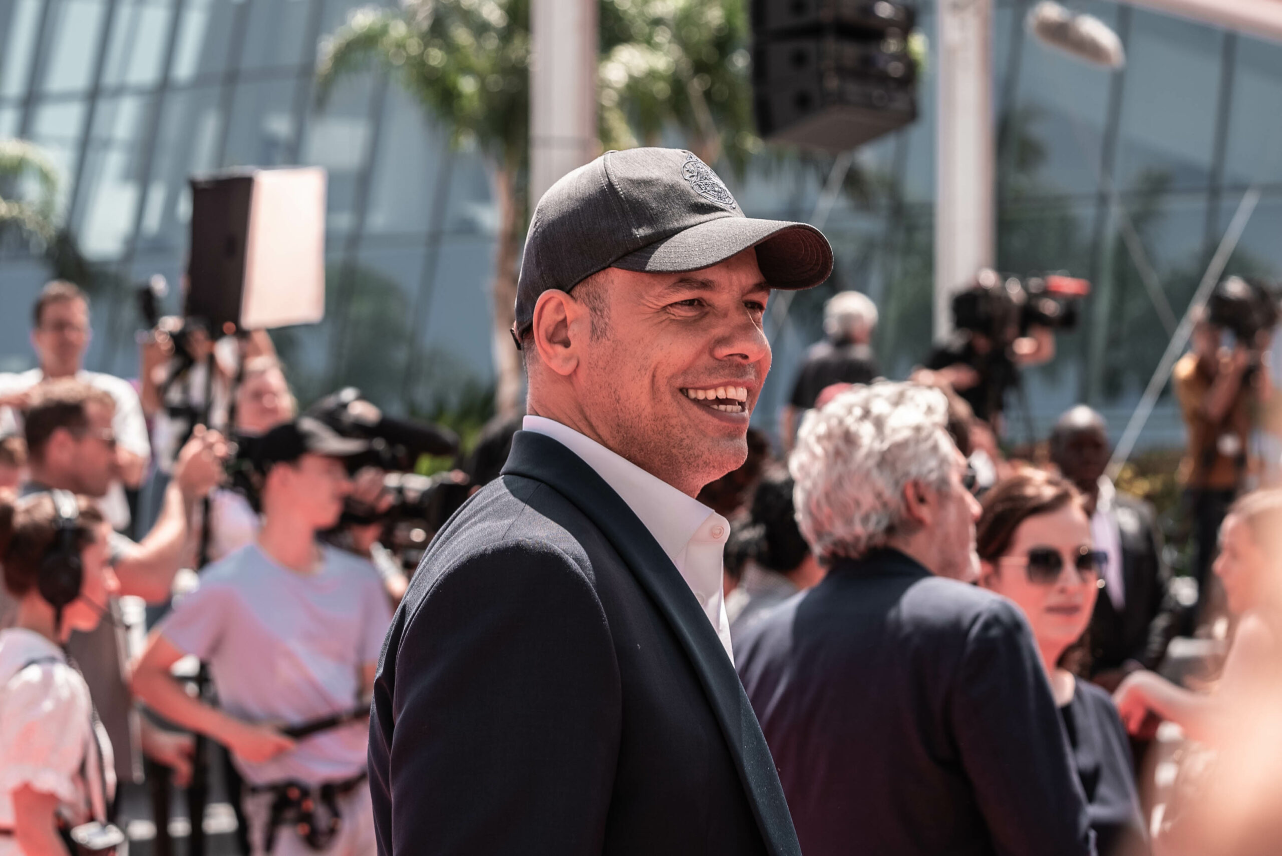 Laurent Lafitte lors du Festival de Cannes 2022