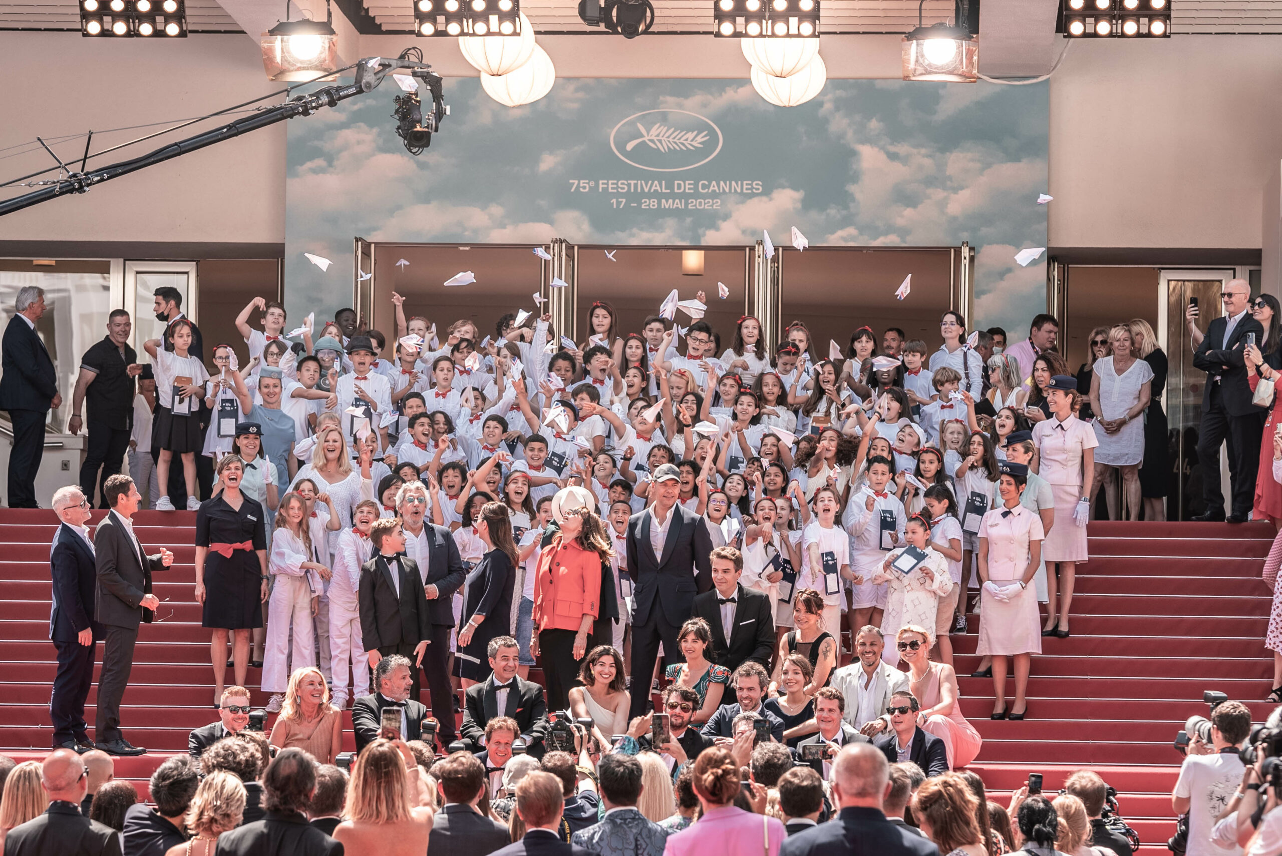 Casting du film Le Petit Nicolas lors du Festival de Cannes 2022